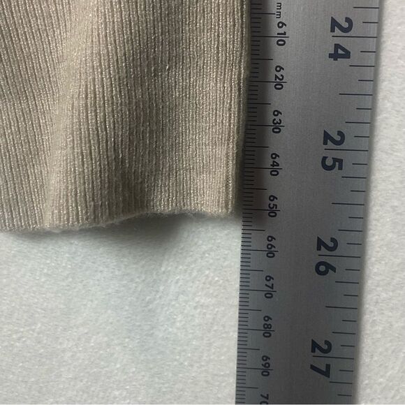 LIV Milano New W/Tags Knit Sweater Heather Oatmeal Color Size XL - Picture 12 of 12